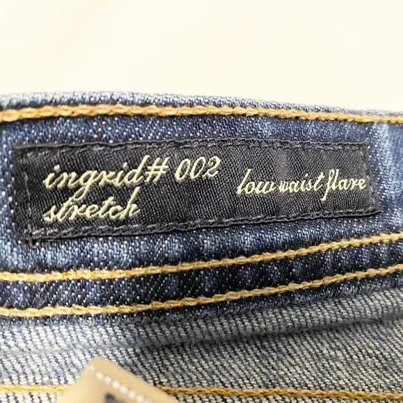 Citizens of Humanity Jeans Ingrid # 002 Low Waist Flare Stretch size 28 (5-6) - Picture 6 of 10